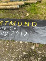 BVB Banner vom Pokalsieg 2012 Dortmund - Wickede Vorschau