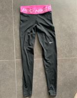 Nike pro dry -fit leggings XS schwarz pink mit Mesh Baden-Württemberg - Neuhausen Vorschau