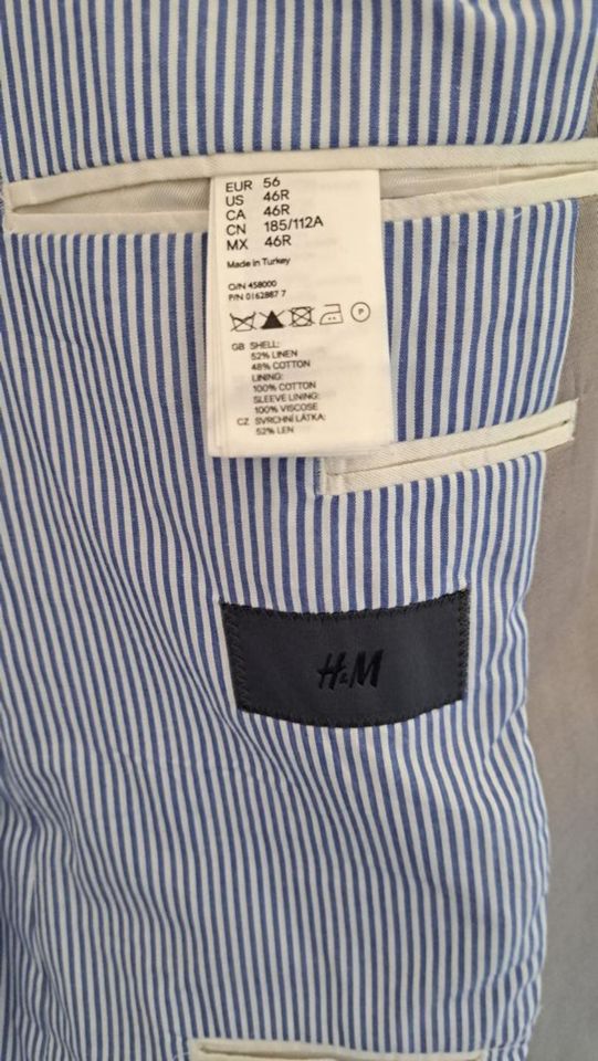 Herren-Jacket von H&M Größe 56 in Toppenstedt