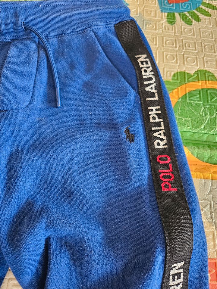Polo Ralph Lauren Jogginhose Sporthose Baumwolle blau Gr. 110 4 J in Ensdorf
