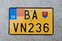 KFZ KENNZEICHEN NUMMERNSCHILD SLOWAKEI SLOVAKIA Sachsen-Anhalt - Petersberg (Saalekreis) Vorschau