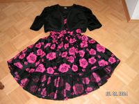 * Cocktail Kleid * schwarz / pink * Gr. 38 * Tüll * Rosen * TOP * Dortmund - Holzen Vorschau