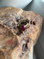 Rubin Ring cabochon Schliff vergoldet von Harry Ivens Bayern - Weiden (Oberpfalz) Vorschau