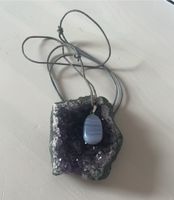 Chalcedon Stein Kette + Amethyst Aufladestein Bayern - Ergoldsbach Vorschau