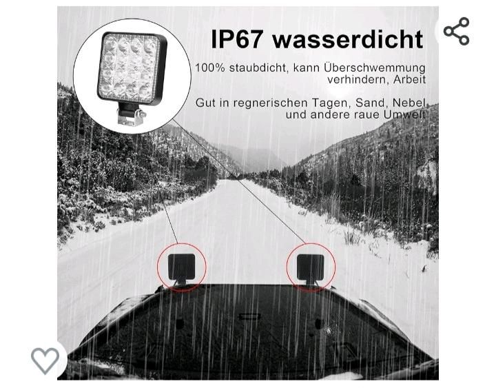 Led Lampe  Spot  Lampe 48 W neu original verpackt in Heitersheim