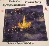 Einhorn Panel French Terry Eigenproduktion stoff meterware Schnäp Niedersachsen - Friedland Vorschau