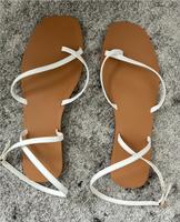 Sandalen mit Bändern asos weiß braun gr 38/38.5 Nordrhein-Westfalen - Lippstadt Vorschau