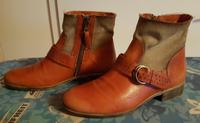 Mjus Leder Schuhe Orange/Grau Gr. 38 Bayern - Rosenheim Vorschau