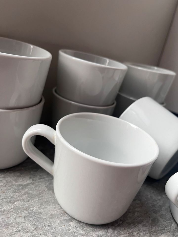 Tassen  IKEA 365+ Kaffee Becher weiß 360ml - 12 Stück in Bingen
