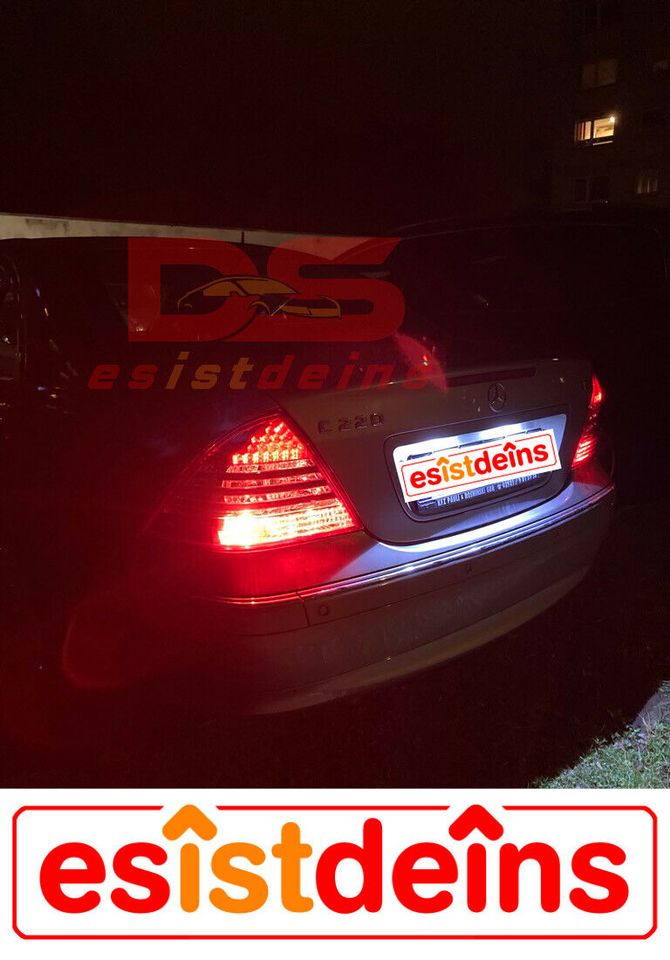 Mercedes W203 C-Klasse LED Rückleuchten (05/00-03/04) Rot-Weiß in Quickborn