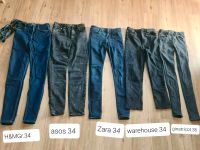 5x Jeanshosen Jeans Hosen Zara Ginatricot H&M Asos 34 36 XS S Berlin - Charlottenburg Vorschau