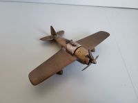 2 WK Flugzeug - Messerschmitt - Feuerzeug Grabenkunst - Messing Hessen - Schöneck Vorschau