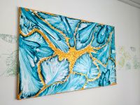 Acryl Wandbild , Leinwand Modern, Abstrakt Unikat 60x90cm Nordrhein-Westfalen - Iserlohn Vorschau