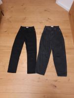 H&M und Mom Jeans schwarz high waist Größe 34 und 36 Bayern - Goldkronach Vorschau