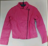 Jacke pink Kunstleder Mädchen Größe 158 Brandenburg - Annahütte Vorschau