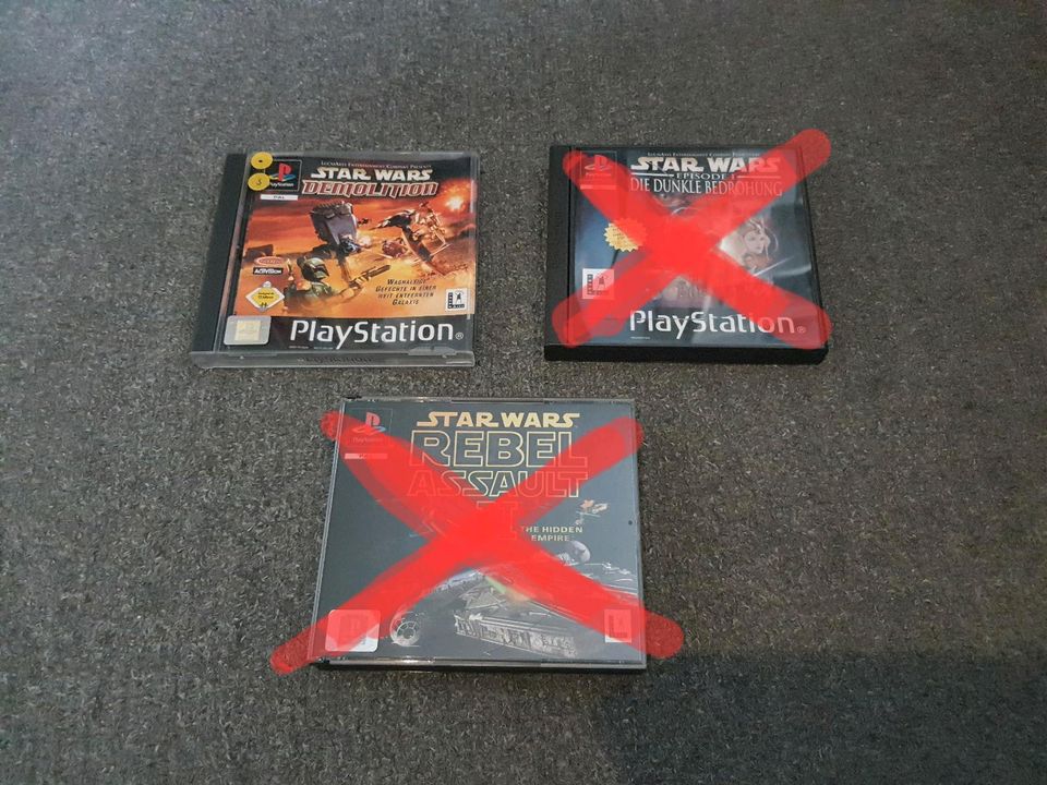 Sony Playstation PSX PSOne Star Wars Demolition Spiele Games in Wuppertal