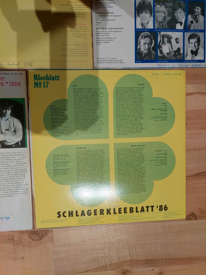 DDR Amiga Schallplatten Die großen Erfolge/ Schlager Kleblatt in Leipzig