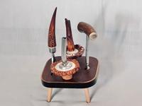 DDR Weinset Flaschenöffner Ausgießer Horn Jagd Brandenburg - Treuenbrietzen Vorschau