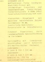 Tresor mit Zahlenschloss Nordrhein-Westfalen - Rheinberg Vorschau