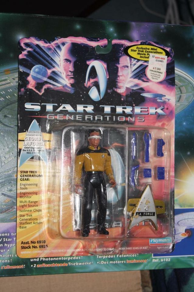 Playmates STAR TREK, TNG, Gen, DS9, Picard Riker Worf, neu OVP #2 in Hagen