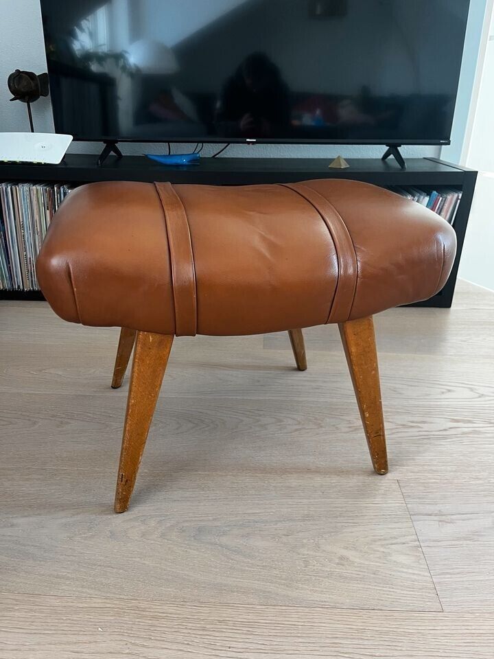 Hocker Ottomane Stuhl Mid-Century Vintage Retro 60er 70er in Kirchseeon