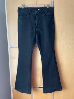 Schwarze flared Jeans h&m Gr.M Sachsen - Crimmitschau Vorschau