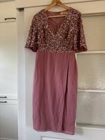 Asos Abendkleid Maya Größe 38 / M Rosé mit Palietten Hessen - Petersberg Vorschau