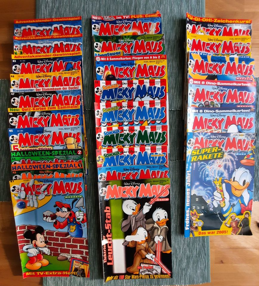 129 Micky Maus Comics in Bramsche