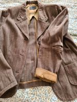 Stylishes Frauenjacket, braun mit dunklen Streifen Güstrow - Landkreis - Zehna Vorschau