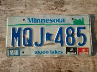 USA Kennzeichen Minnesota. US Nummernschild von 1984. Bayern - Geiselwind Vorschau