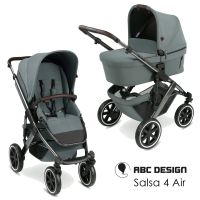 ABC-Design Salsa 4 Air - 2in1 Kinderwagen-Set - Aloe - inkl. Babywanne + Sportsitz + XXL-Zubehörpaket - NEU Hessen - Fulda Vorschau