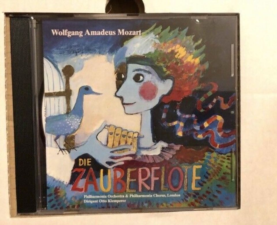 Die Zauberflöte Rosina Wachtmeister Buch mit CD + Kunstdruck 1998 in Mössingen