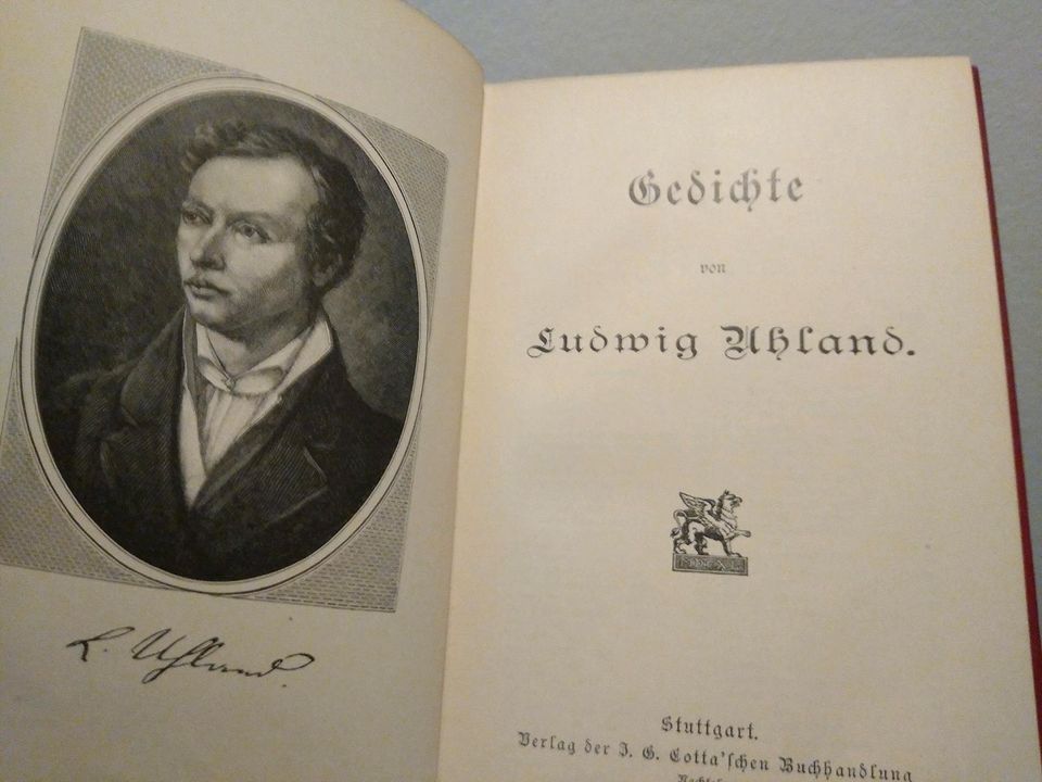 ~1900 Gedichte von Ludwig Uhland - antiquarisch, schöne Erhaltung in Berlin