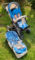 Hartan Racer Kinderwagen Buggy und auch mit Wanne gestreift Hessen - Maintal Vorschau