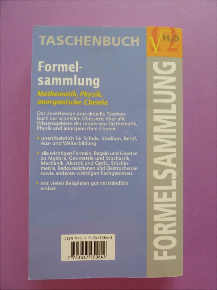 Formelsammlung Mathematik, Physik, anorganische Chemie in Schwarzenbruck