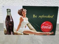 Blechschild Coca Cola be refreshed Nordrhein-Westfalen - Alsdorf Vorschau