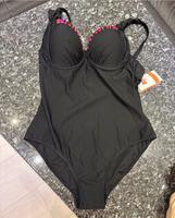 Badeanzug mit Details schwarz NEU gr 44 85C Hessen - Kriftel Vorschau
