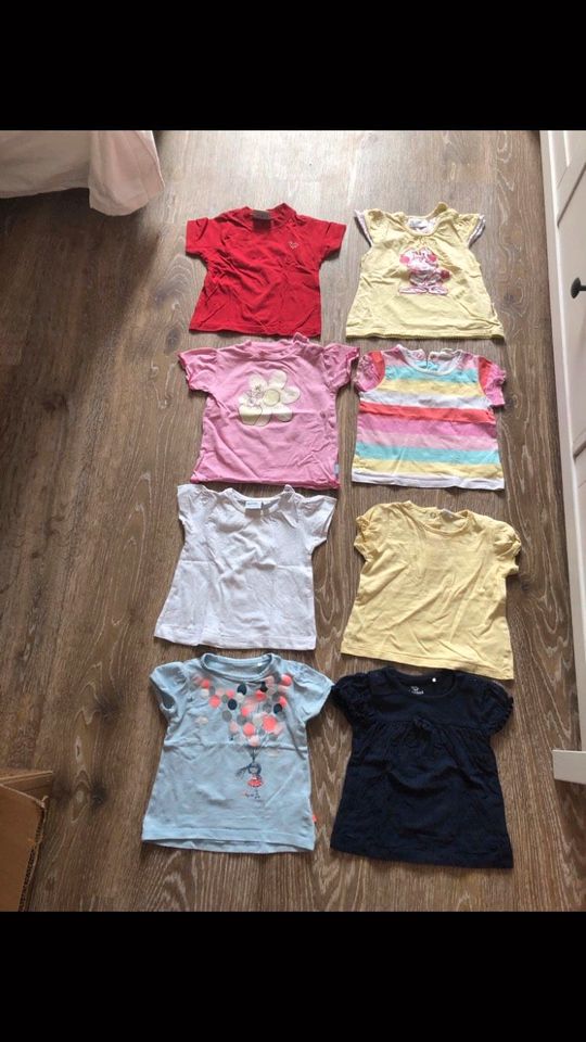 T-Shirt-Paket (7), Gr. 68, H&M, TOPOLINO, Blue Seven, Staccato in Naunhof