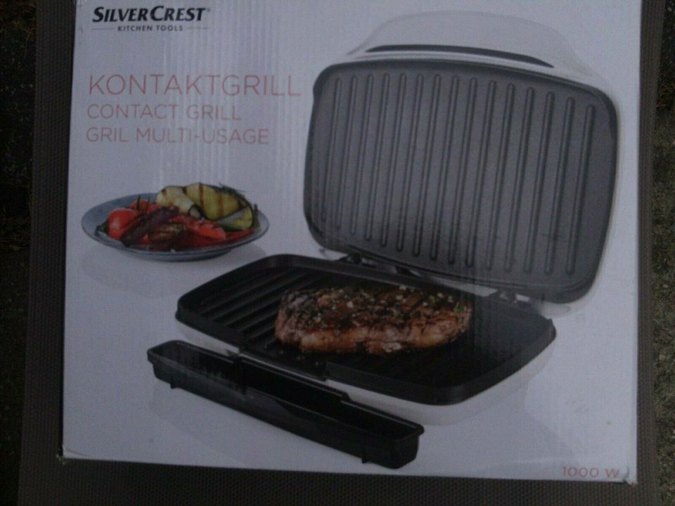 SILVERCREST® Kontaktgrill SKG 1000 B2 schwarz o. weiß Paninigrill in  Sachsen - Bad Gottleuba-Berggießhübel | eBay Kleinanzeigen ist jetzt  Kleinanzeigen