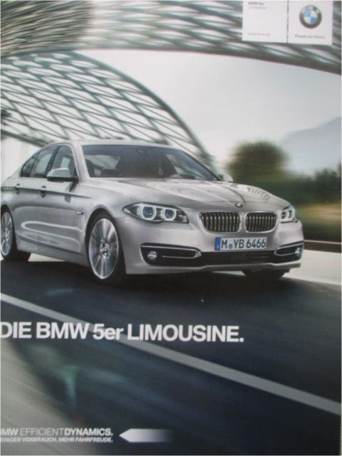 BMW 520i-M550d Katalog F10 9/2015 broschüre in Minden