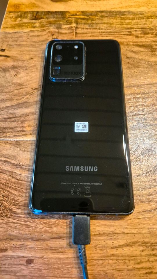 Samsung s20 ultra 128gb cosmic black mit OVP in Eislingen (Fils)