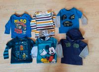 6 Langarmshirts in Größe 92, u.a. Topomini, H&M, Disney Nordrhein-Westfalen - Rheinberg Vorschau