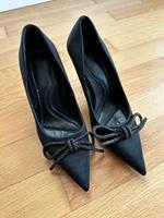 Zara Pumps mit Schleife 36 schwarz Saarland - St. Ingbert Vorschau