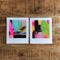 Neon Bilder Set /Gemälde Paar/Polaroid Kunst/ Original handgemalt Friedrichshain-Kreuzberg - Friedrichshain Vorschau