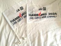 WM EM Hamburg Feuer und Flamme 2024 Flagge Fussball Fahne Auto Altona - Hamburg Lurup Vorschau