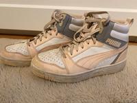 Puma High Sneaker Turnschuhe weiß rosa Gr. 37,5 Düsseldorf - Bilk Vorschau
