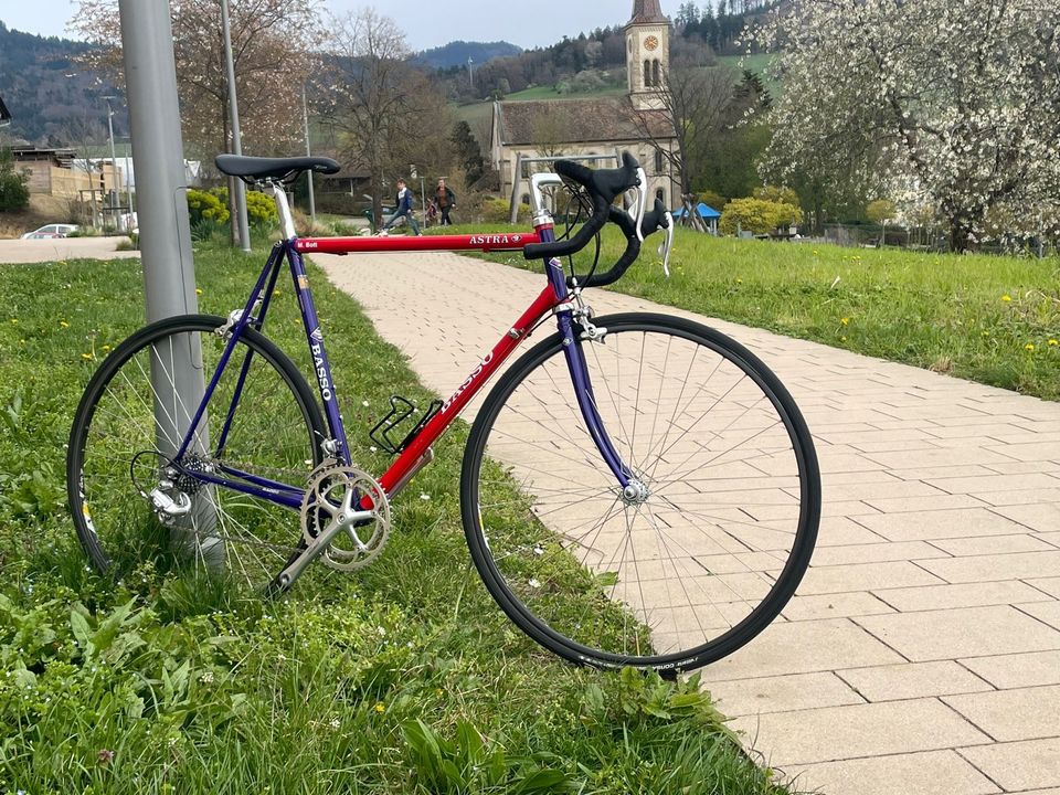 1992 BASSO ASTRA RH58 Vintage Campagnolo Record Rennrad TdF in Bensheim