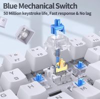 Blue Keys Mechanische Gaming Tastatur 60% Mitte - Wedding Vorschau