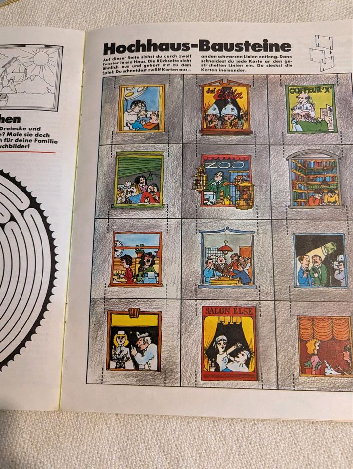 Sesamstraße-Zeitschriften, Nr. 1, 5, 6, 9 und 12, 70er, Oskar in Hamburg