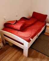 Bett, weiß gekalkt, elektr. verstellb. Lattenrost, Maße 208x111cm Rheinland-Pfalz - Bingen Vorschau